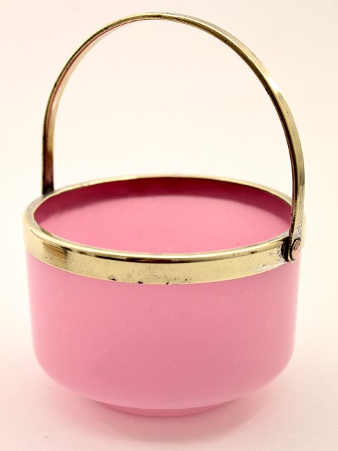 Pink colored sugar bowl sold