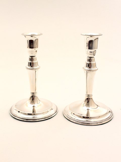 Sv. Toxværd 830 silver candlesticks