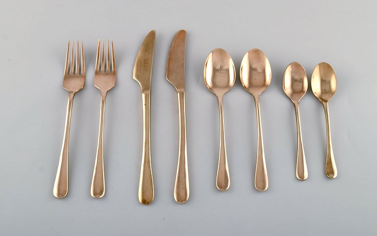 Gense, Sweden. Lunch service in brass. 1960