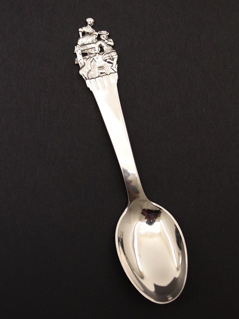 H C Andersen silver children spoon "The Princess and the Pig Boy