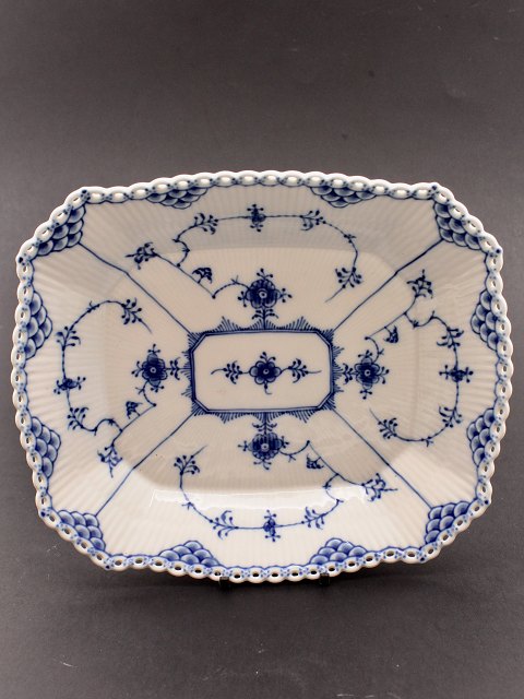 Royal Copenhagen blue fluted full lace bread tray