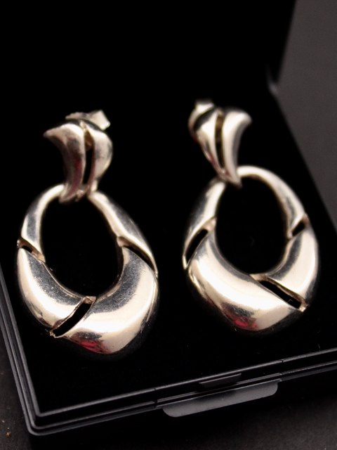 Sterling silver earrings.