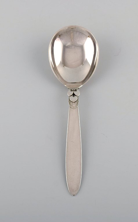 Georg Jensen Cactus serving spoon in sterling silver.
