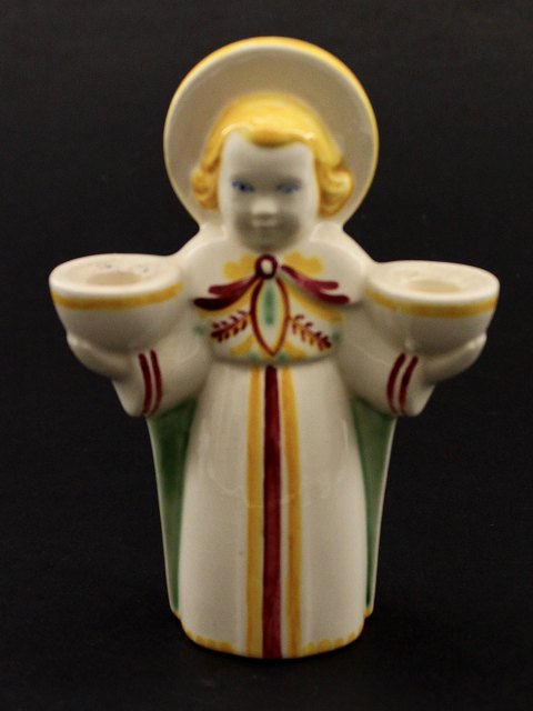 Aluminia Christmas  angel 14 cm. for 2 candles