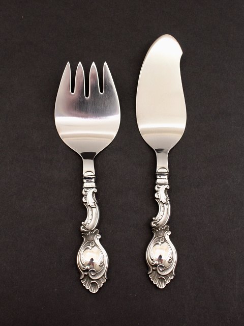 Fish serving cutlery 20-22 cm. silver and steel