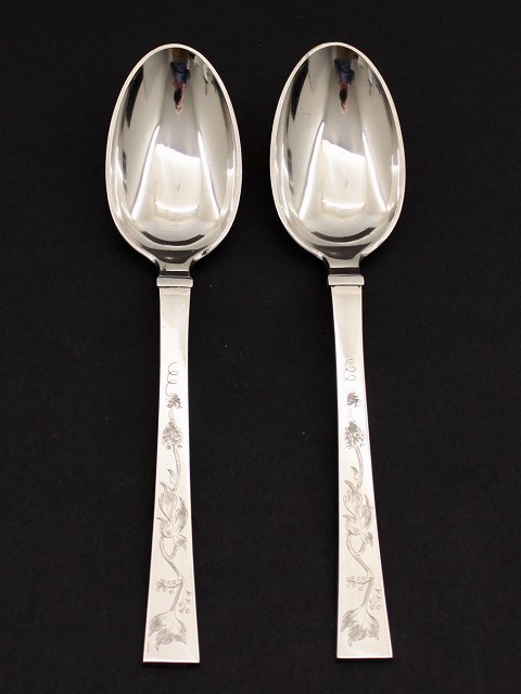 Hans Hansen arvesølv no. 12 dinner spoon 19.5 cm.