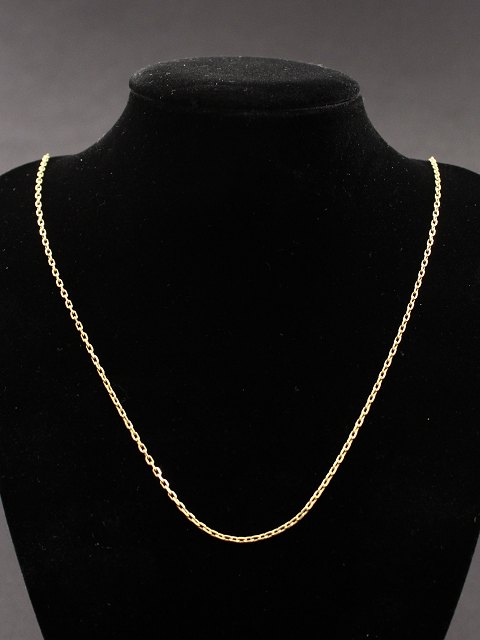 14 carat gold necklace 80 cm. 9.2 gr. Stamped 585 H Gr