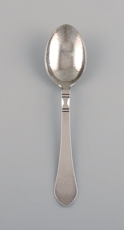 Georg Jensen Continental dessert spoon in sterling silver. Three pieces in 
stock.
