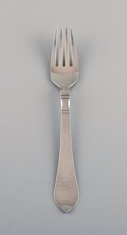 Georg Jensen Continental dinner fork in sterling silver. Three pieces in stock.
