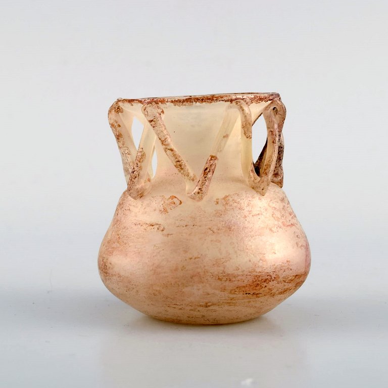 Gino Cenedese (1907-1973), Murano. Vase i mundblæst kunstglas. Antik patinering. 
Midt 1900-tallet.
