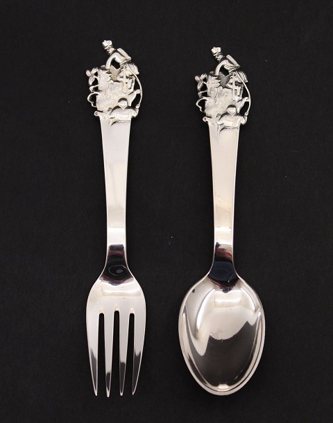 H.C. Andersen silver children cutlery