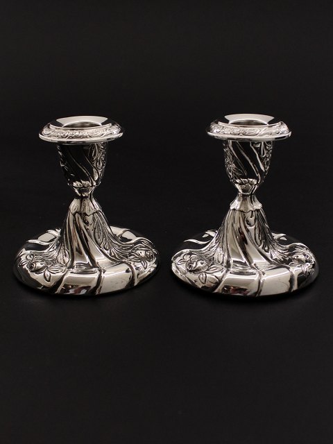 Silver candlesticks