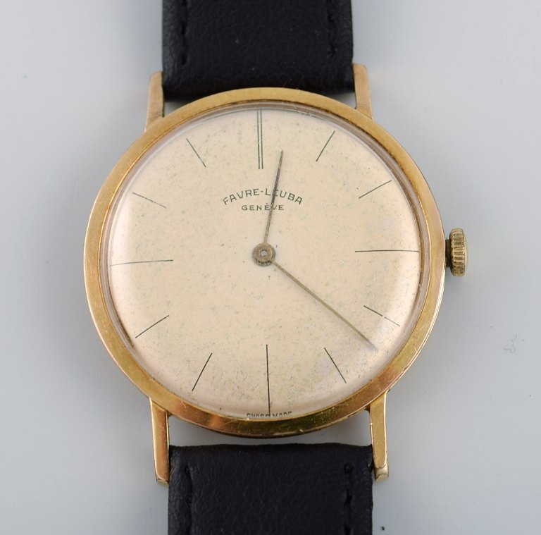 Vintage Favre Leuba armbåndsur. Genève, 1950