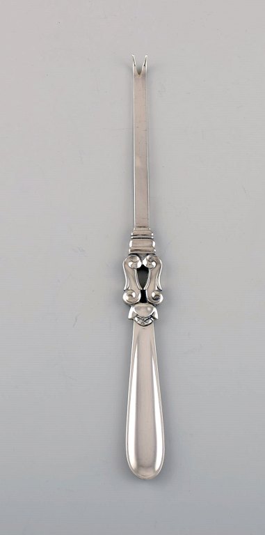 Georg Jensen Acorn lobster fork in sterling silver. Three pieces in stock.
