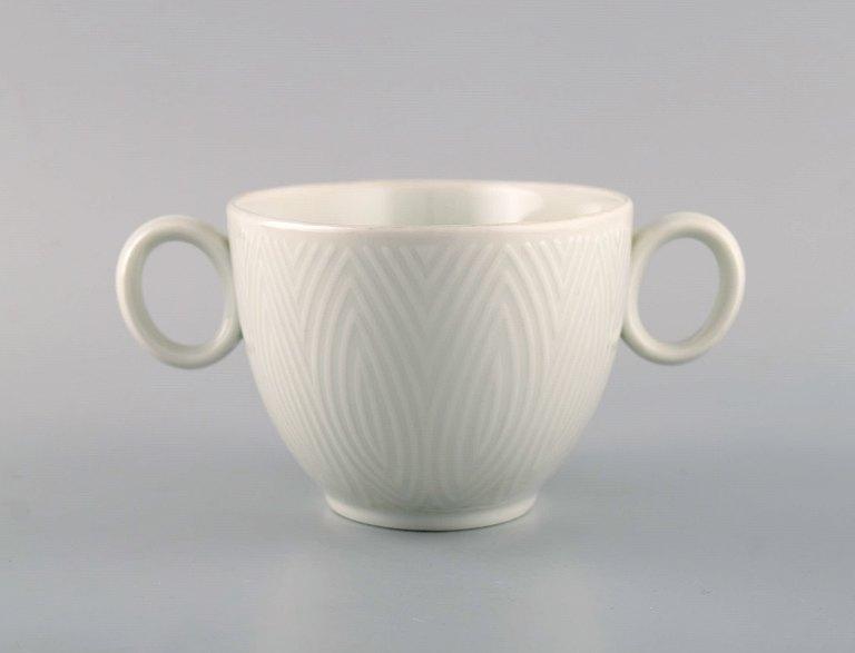 Royal Copenhagen. Salto Service, White. Sauce bowl. 1960s.
