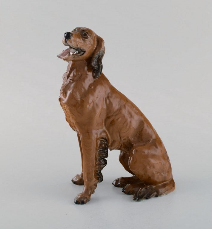 Classic Rose Collection. Rosenthal Group. Dog in hand-painted porcelain. 
Mid-20th century.
