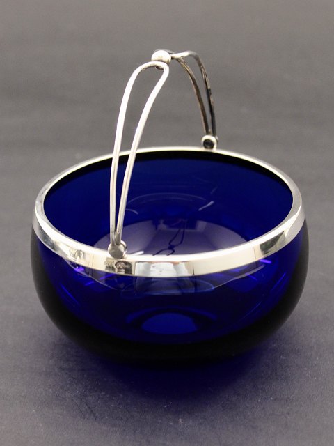 Blue sugar bowl