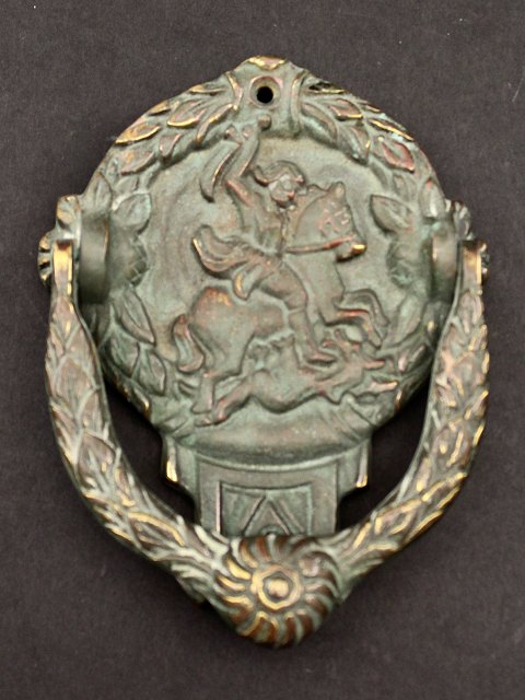 Brass door knocker