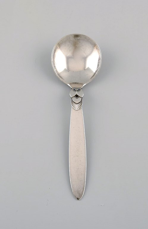 Georg Jensen Cactus jam spoon in sterling silver.
