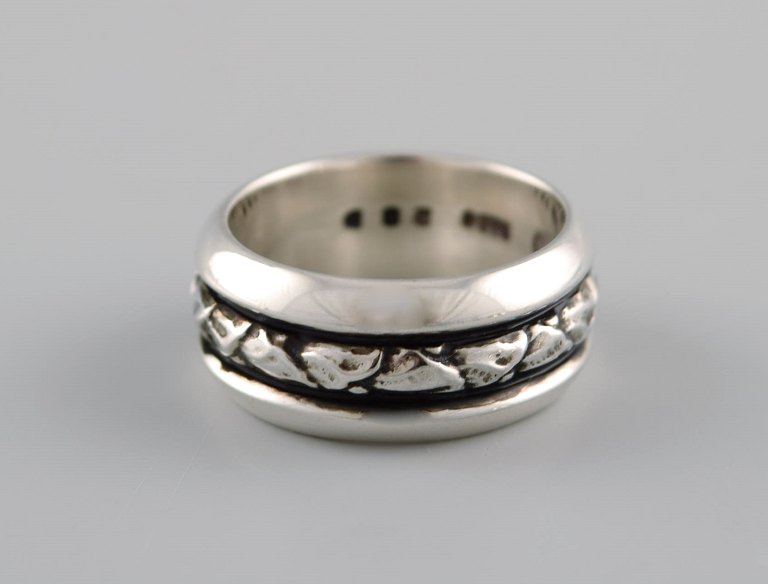 Georg Jensen ring in sterling silver. Model 28D. Late 20th century.

