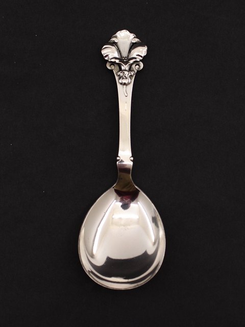 Silver serving spoon
