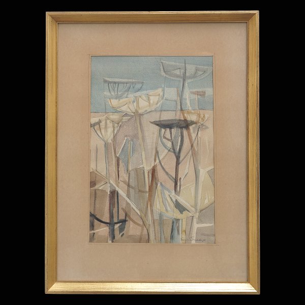 Svend Saabye, 1913-2004, Aquarell. Signiert. Lichtmasse: 41x28cm. Mit Rahmen: 
63x46cm