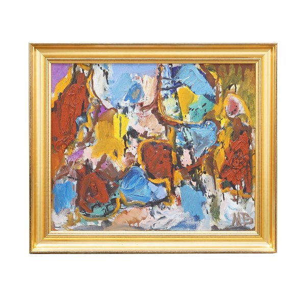 Mogens Balle, 1921-88, oil on canvas. Signed. Visible size: 37x45cm. With frame: 
55x47cm