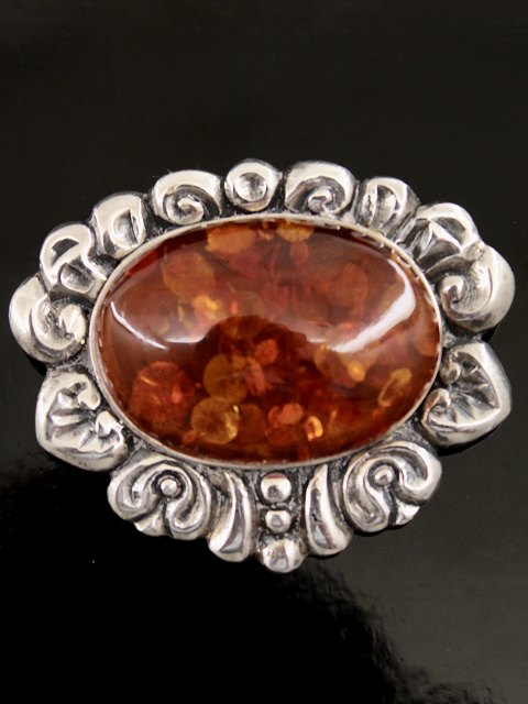 Sterling silver brooch