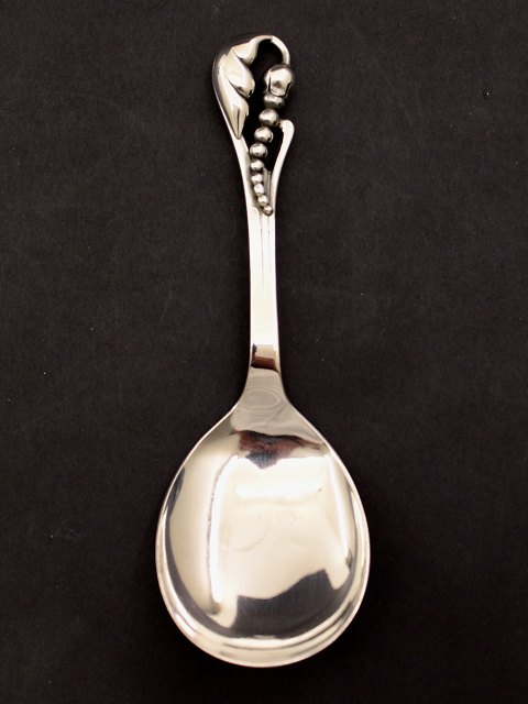 Silver serving spoon