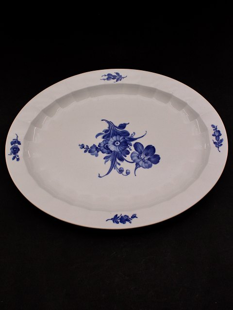 RC Blue Flower oval large dish