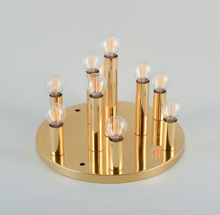 Sülken Leuchten, Tyskland, modernistisk designervæglampe til ti pærer.