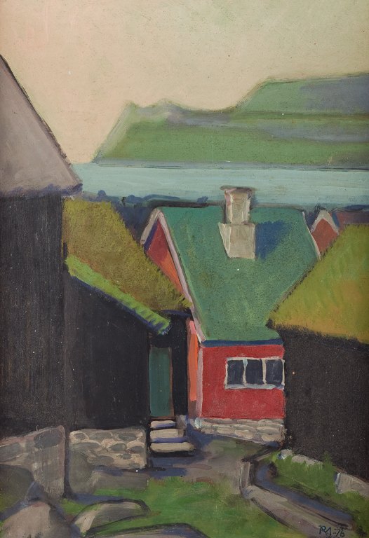Unknown artist.
Faroese motif.