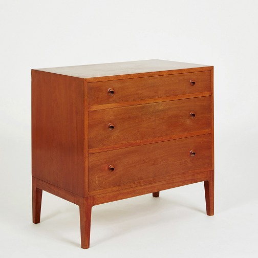 Helge Vestergaard Jensen. Mahogany chest of drawers drawers 
