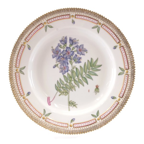 Royal Copenhagen Flora Danica plate 3549. D: 25,5cm. "Polemonium coeruleum L"