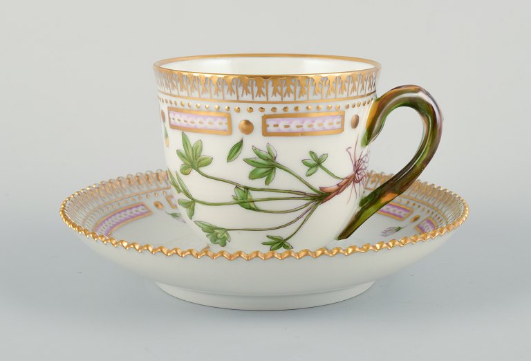 Royal Copenhagen Flora Danica coffee cup and saucer.