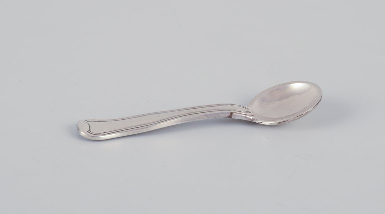 Georg Jensen. Old Danish salt spoon in sterling silver.