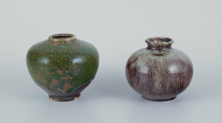 Elly Kuch (1929-2008) and Wilhelm Kuch (1925-2022). Two unique ceramic vases.