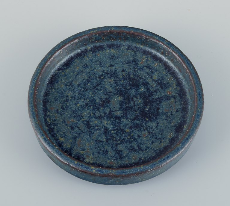 Per Linnemann-Schmidt for Palshus, Denmark.
Ceramic bowl with blue glaze.