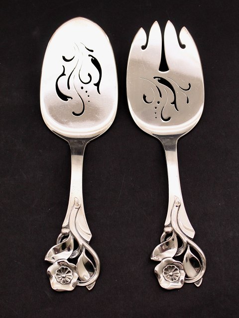 Art Deco fish serving set