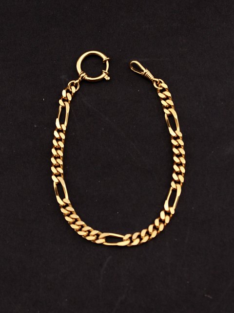 Gilded pocket watch chain