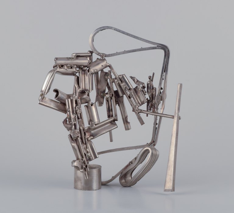 Albert Féraud, abstract sculpture in metal.