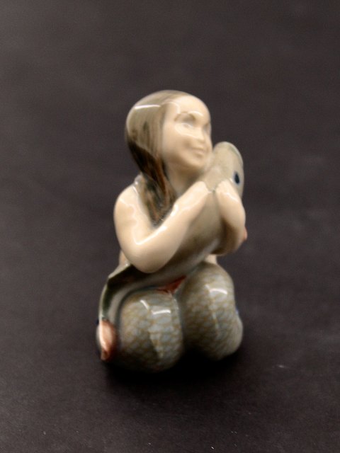 ROYAL COPENHAGEN little mermaid with fish 2348