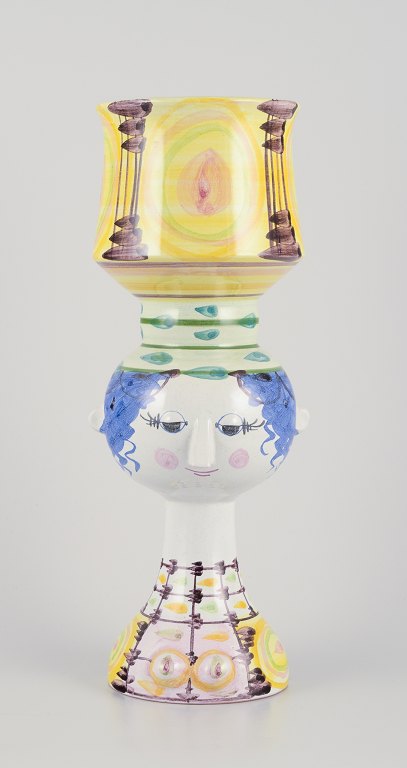 Bjørn Wiinblad (1918–2006), Det Blå Hus (The Blue House).
Flower pot in glazed ceramic.
