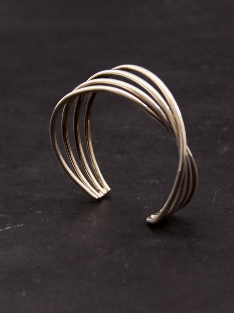 Georg Jensen sterling silver Alliance bangle 12415