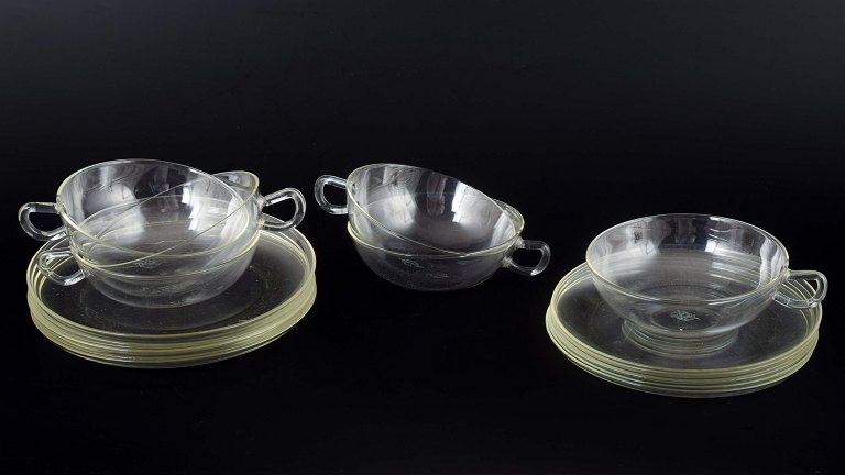 Wilhelm Wagenfeld for Jenaer GlasTea set, 1930s.