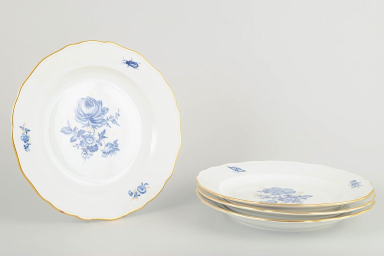 Meissen
4 dinner plates, early 20th century.