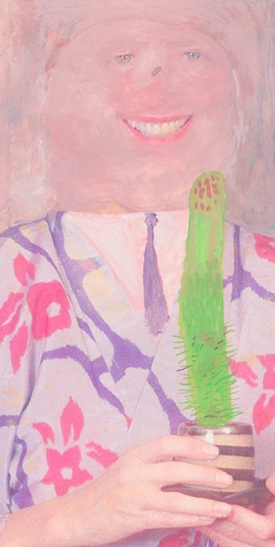 Unknown artistMixed media on paper. Circa 1980s.