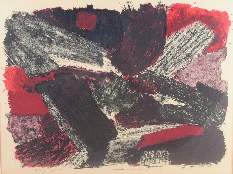Olle Bonnier (1925–2016)Color lithograph