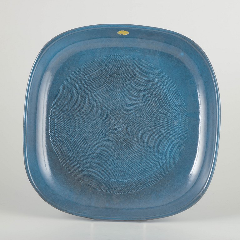 Ingrid Atterberg for  Upsala Ekeby, Sweden
Dish “Bris”, model 4330/666, 1960s.