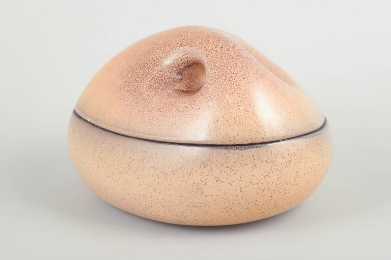 Birger Åström, lidded jar, 1980s.